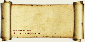 Gavrilo Rakovac vizit kartica